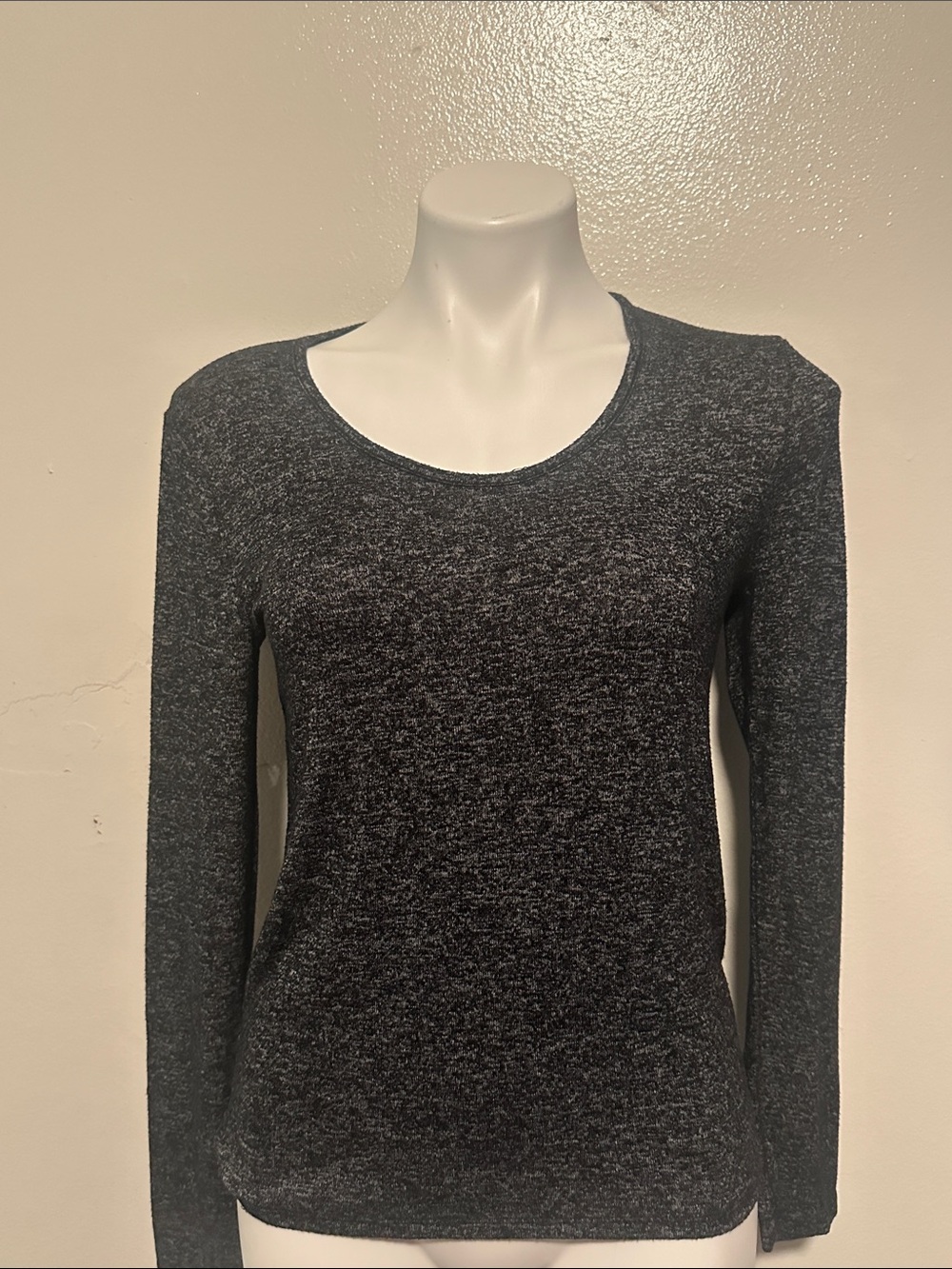 J. Crew Women's Long Sleeve Knit Top - Charcoal Heather